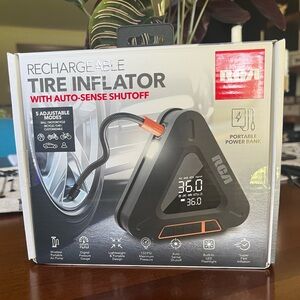 RCA Rechargeable Tire Inflator - Black